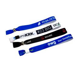 Alternative view of Printed fabric wristbands