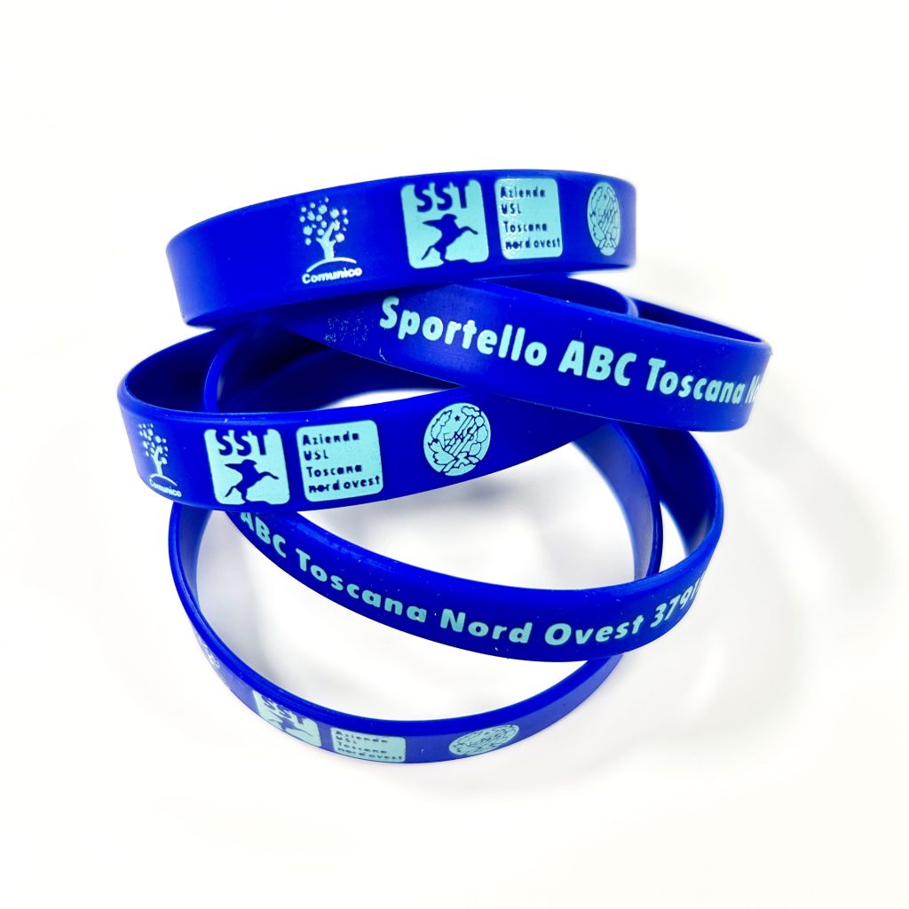 Printed silicone wristband | Rubber Bracelets - Image 3