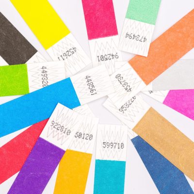 Wristbands without imprint – Tyvek®
