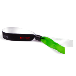 Alternative view of Printed fabric wristbands