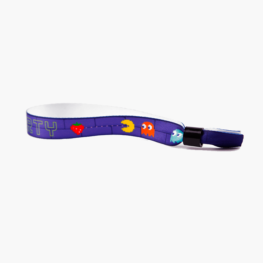 Printed fabric wristbands