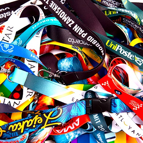Full color printed custom lanyards