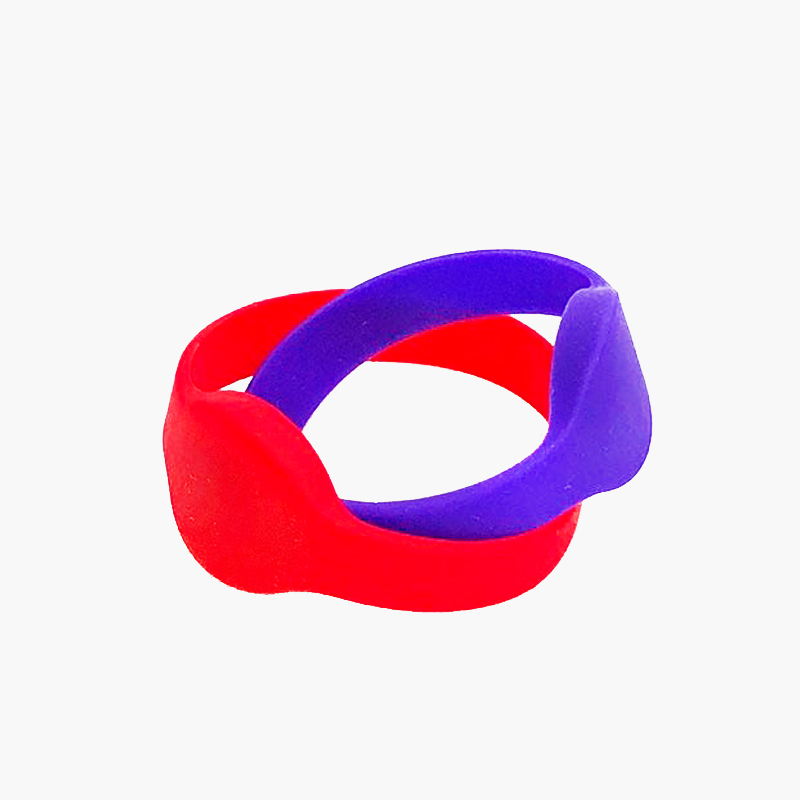 Silicone proximity wristbands with RFID