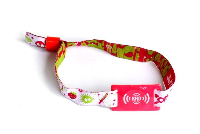 RFID fabric wristbands