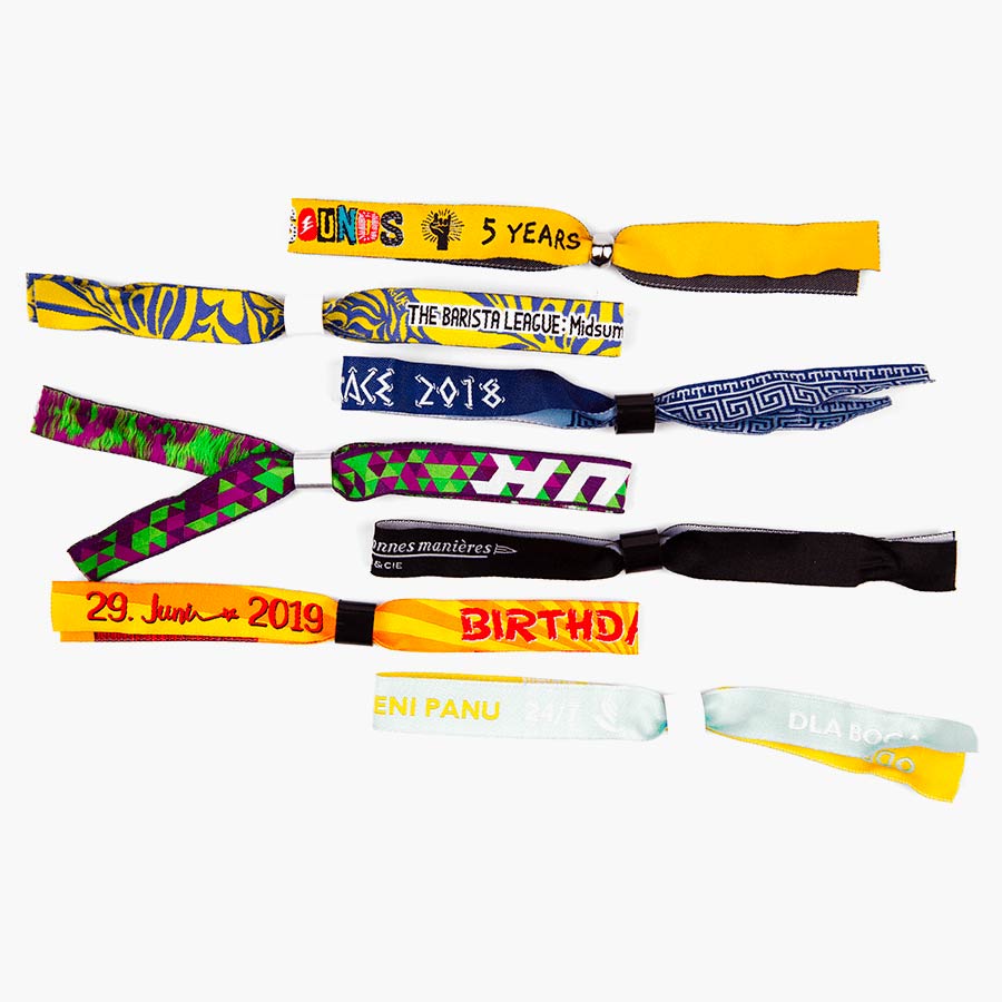 Woven wristbands