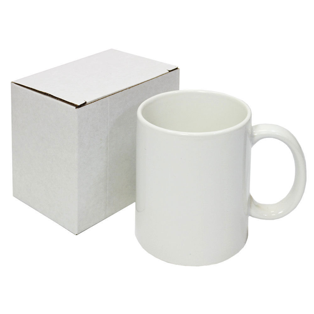 Details about   Sublimation Mugs White 11oz Coated Cup Blank Heat Press Transfer Blank Mug 