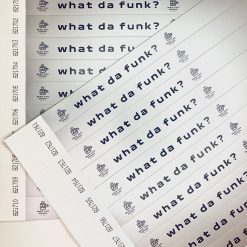 Alternative view of Cinta® Premium wristbands with black print