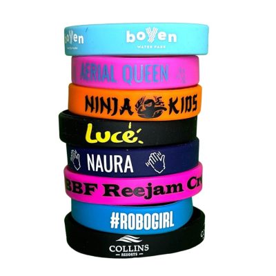 Express printed silicone wristband | Rubber Bracelets