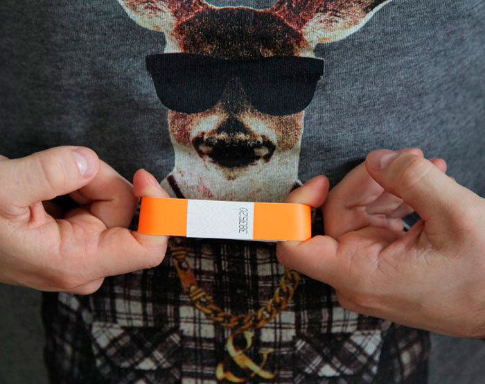 Cinta® wristbands without print